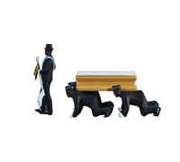 Figurine Modèle D'équipe De Porteurs De Cercueil, Décoration De Voiture, Enterrement Au Ghana, 1/64