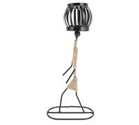 Figurine moderne en fer, porte-chandelier rétro fait à la main, décoration artistique en métal pour salon, étude, véranda, bureau avec forme unique (7150V-08 fille