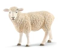 Figurine Mouton Farm World - Schleich - 13882 - Laine duveteuse - Couleur Blanc - Age 6 mois et plus