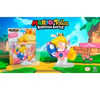 Ubisoft Figurine - Mario + Les Lapins Crétins Kingdom Battle - Peach 8 cm
