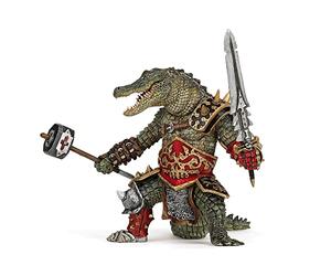 Figurine Mutant Crocodile Vert Collection Fantastique Jouet Enfant 3 Ans | Aventure pour voyages imaginaires | environ 15 cm de long | peinte à la main | idée cadeau original pour les petits curieux