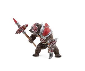 Figurine Mutant Ours Armé Masse Griffes Collection Fantastique Enfant 3 Ans | Créature héroïque peinte à la main | jouet d'aventure imaginaire | pièce à collectionner | idée cadeau anniversaire original