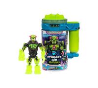 Figurine Mutator Mrbeast Lab Rock - Panthère Atomic Earth 13 Cm Noir/Néon