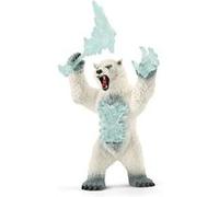 Schleich – Figurine Mythique Ours du Blizzard avec arme – Figurine d'action très durable 7+ Orange G