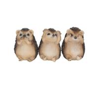 Nemesis Now – Figurine Hérisson "Trois Sages" – Marron – 8,5 cm