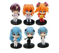 Figurine Neon Genesis Evangelion, Figurines Debout Version Q 10 Cm/3,9 Pouces, Décoration De Personnage en PVC Faite à La Main, Cadeaux