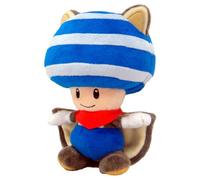Figurine 'Nintendo' - Peluche Toad écureuil volant - 20cm - bleu