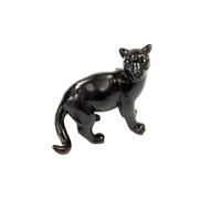 Figurine - NO NAME - Panthère Debout - Résine - 10 cm - Noir et Blanc - Décoration Intérieure