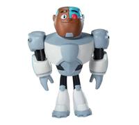 Figurine - NOBLE COLLECTION - Teen Titans Go! - Cyborg - Flexible - 11,5 cm
