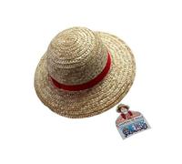Figurine - ONE PIECE - Chapeau Paille Luffy - Taille Adulte - Garçon et Fille - A partir de 3 ans