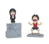 Banpresto - Figurine d'action Monkey D. Luffy & Nico Robin One Piece 10 cm BP28829P Multicolore