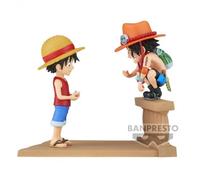 Figurine One Piece - Luffy & Ace Wcf Log Stories 8cm
