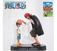 Figurine One Piece Luffy et Shanks 20CM + Sac Collector