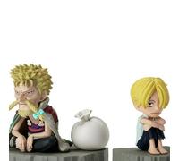 Figurine One Piece World Collectable Stories Sanji & Zeff 6cm Banpresto