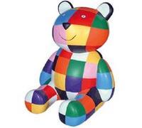 Figurine Ourson Elmer Multicolore G