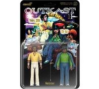 Super7 Outkast Aquemini Big Boi et André 3000 - Lot de 2 figurines Outkast de 9,5 cm avec accessoires, objets de collection Hip Hop et jouets rétro