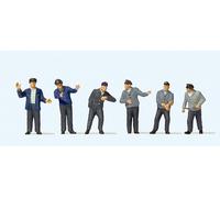 Figurine Pack De Conducteur Et De Chauffeur De Locomotive À Vapeur HO NEUF