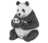 Figurine panda assis et son bébé