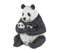 Figurine Panda assis et son bébé