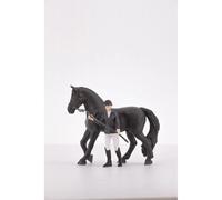Papo Figurine Cheval et Cavalier Pénélope et Blacky – Objet de collection – À partir de 3 ans