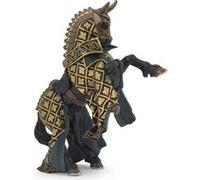 Papo - Figurine Cheval du Maître des Armes (cimier Taureau) Réaliste - 3 ans +