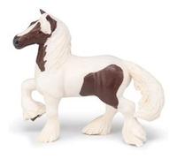 Figurine Papo Cob irlandais pie bai Blanc et Marron Blanc et Marron G