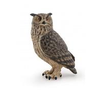 Figurine - PAPO - Hibou grand duc - Ultra réaliste - Peinte à la main - 6.5 cm