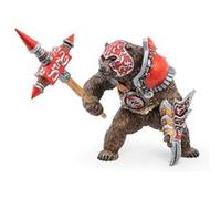Papo – Figurine – Mutant Ours 36044 – Peinte à la main, médiéval, avec masse et griffes (dès 3 ans)
