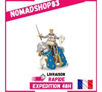 Figurine Papo Saint Louis et son Cheval Médiéval Enfant dès 3 ans