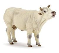Figurine Papo Vache charolaise meuglant Beige et Marron Beige et Marron G