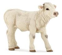 Figurine Papo Veau Charolais Beige et Marron Beige G