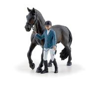 Figurine Pénélope et Blacky Papo - Un Voyage Équestre Éblouissant