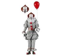 Figurine Pennywise Aa 2017 8 Inch - NECA - Modèle Vêtu - Clown Cauchemar - 2 Têtes - 3 Mains - Ballon Rouge