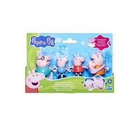 Peppa Pig Peppa et sa Famille de 5, Coffret de Figurines, Rose