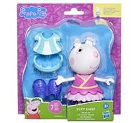 Figurine Peppa Pig Les jolies tenues de Suzy Sheep Multicolore