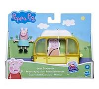 Peppa Pig Peppa's Adventures Mini Camping-Car avec Figurine de 7,5 cm inspirée du Dessin animé, dès 3 Ans