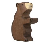 Figurine Petit Ours Brun, Assis Marron TU