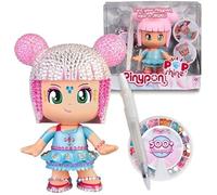 Figurine Pinypon - Pop & Shine - 17 cm - 500 Cristaux Brillants - 7 Couleurs - Fille 4+
