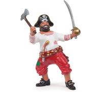 Figurine Pirate À La Hache Rouge TU