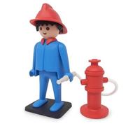 Figurine plastoy bleu
