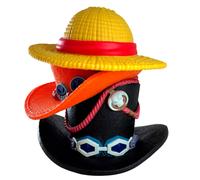 Plastoy Tirelire One Piece – Pile de chapeaux Luffy, Ace et Sabo – Plastique 15 cm