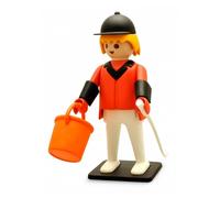 Figurine en Résine du Cavalier de Concours - Collection Vintage Playmobil