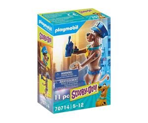 Figurine Playmobil Scooby-Doo Policier - Collection de Personnages