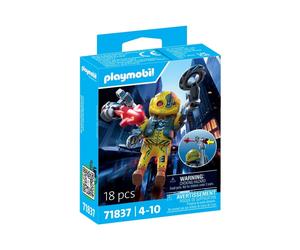 Figurine & Playset Playmobil 71837 Robot Héros Armure 18 pièces Multicolore