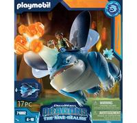Figurine plowhorn + d angelo dragons Playmobil Plowhorn Multicolore 28,4x12,5x24,8 cm