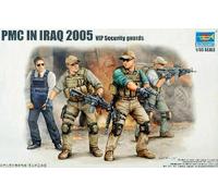 Figurine Pmc En Irak 2005 - Vip Protection Plastique Kit 1:3 5 Model Trumpeter