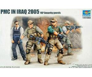 Figurine Pmc En Irak 2005 - Vip Protection Plastique Kit 1:3 5 Model Trumpeter