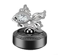 Figurine Poisson Diffuseur Pile ABS Figurine Poisson Diffuseur(Black)