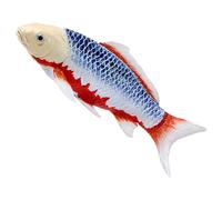 Figurine Poisson Koi Asagi Peint À La Main Animal Modèle Collection Âge 3+
