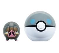 Figurine Poké Balls Clip'n'Go Gourmelet & Masse Ball - Pokémon G